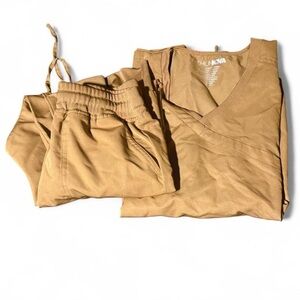Brown Scrub Set
